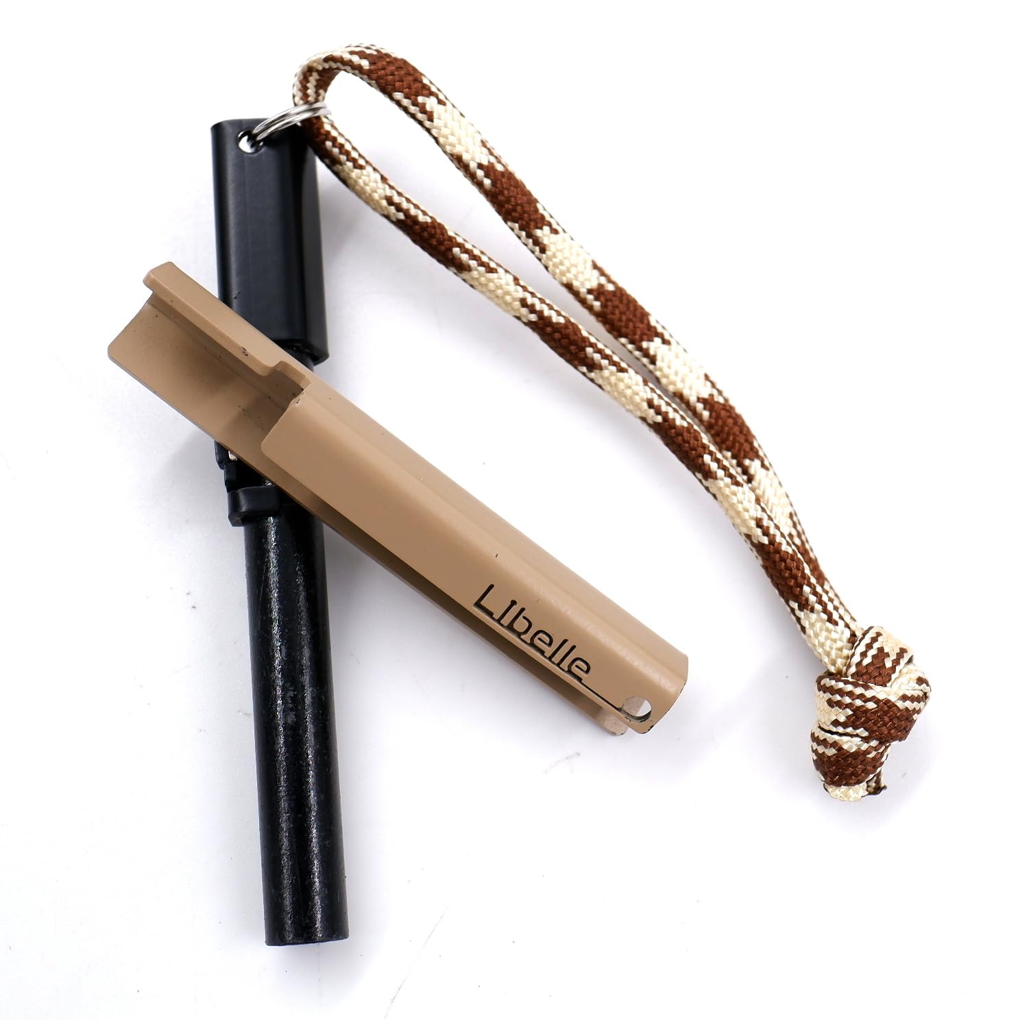 Libelle 鉄マッチmini ファイヤースターター メタルマッチ 火起こし キーホルダー アクセサリー 着火 サバイバル 防災 キャンプ アウトドア 日本製 (ベージュ) Libelle 火起こし｜焚き火用品専門店 AIRLINK BONFIRE