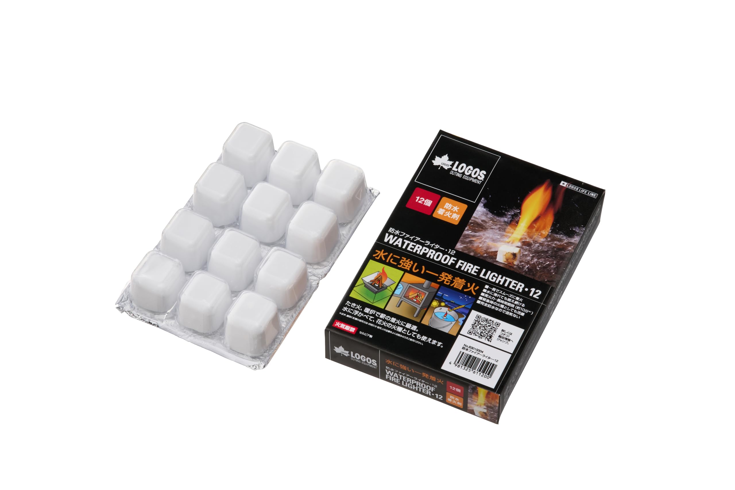 ロゴス（LOGOS） 防水ファイヤーライター・24 キャンプ 83010001 キャンプ 着火剤 焚き火 BBQ 炭着火 簡単火付け 火起こし アウトドア 防災 ロゴス(LOGOS) 着火剤｜焚き火用品専門店 AIRLINK BONFIRE